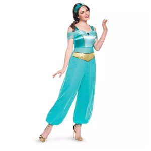 Disney's Aladdin Jasmine Deluxe Costume for Adults for Halloween and cosplay